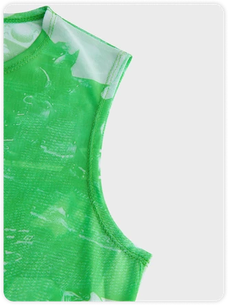 Kollyy Casual Green Top Tank Top & Cami 4 Kollyy Casual Green Top Tank Top & Cami - Image 4