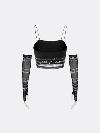 Kollyy Casual Black Top Tank Top & Cami 8 Kollyy Casual Black Top Tank Top & Cami - Image 8