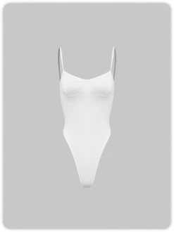 Kollyy White Top Bodysuit