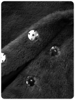 Kollyy Y2K Deep Gray Sherpa Cut Out Top Outwear -Tops Sales e0abf66d086986d2b3f93d4748f93de1