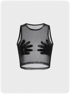 Kollyy Edgy Black Mesh Hand Party Top Tank Top & Cami 7 Kollyy Edgy Black Mesh Hand Party Top Tank Top & Cami -Tops Sales e0baca62372f73282ab6b1d60e4467c8