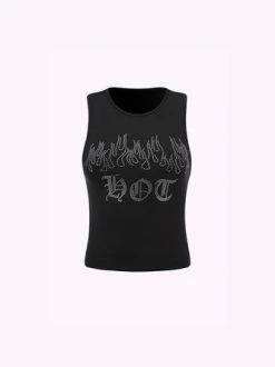 Kollyy Fashion Black Top Tank Top & Cami