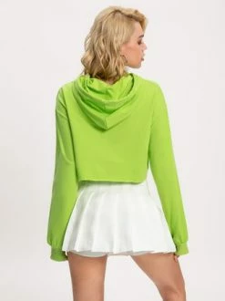 Kollyy Sweet Green Top Hoodie & Sweatshirt -Tops Sales e0fdc911c63457997034ad3140b48a10