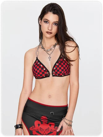 Kollyy Black Red Top Tank Top & Cami 1 Kollyy Black Red Top Tank Top & Cami