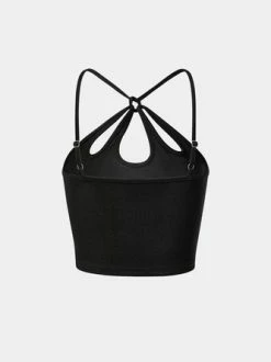 Kollyy Black Top Tank Top & Cami -Tops Sales e17cdfbc30052499a21cd5e8d68a0d11