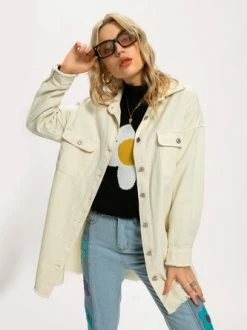 Kollyy Casual Apricot Top Outwear