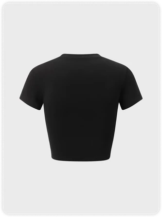 Kollyy Street Black Top T-Shirt 4 Kollyy Street Black Top T-Shirt - Image 4