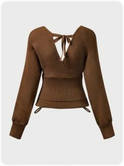Kollyy Casual Brown Top Sweater 9 Kollyy Casual Brown Top Sweater -Tops Sales e65aa2d369551c98138c73e998462bf6