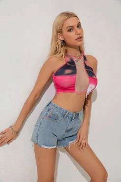 Kollyy Sweet Deep Pink Top Tank Top & Cami -Tops Sales e73c4212dfdb365673e98a335bc8647c