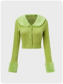 Kollyy Sweet Green Top Sweater