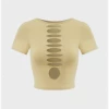 Kollyy Khaki Top T-Shirt