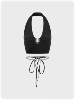 Kollyy Black Top Tank Top & Cami