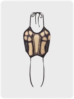 Kollyy Brown Top Tank Top & Cami