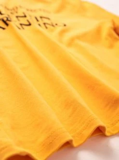 Kollyy Y2K Yellow Perkins Collar Letter Top T-Shirt 5 Kollyy Y2K Yellow Perkins Collar Letter Top T-Shirt -Tops Sales ebcebabd1b43dc32d6372d8732c3bb91