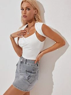 Kollyy Casual Black Top T-Shirt -Tops Sales ecee87aa6da00a17e84870f46f5555f1