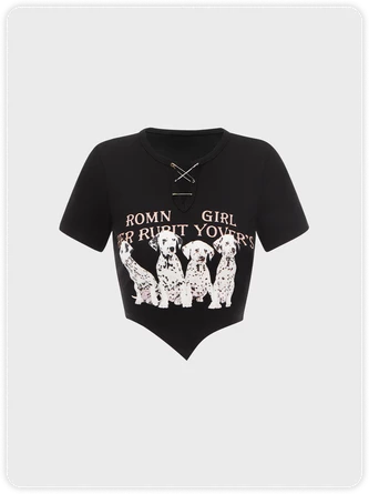 Kollyy Casual Black Top T-Shirt 1 Kollyy Casual Black Top T-Shirt