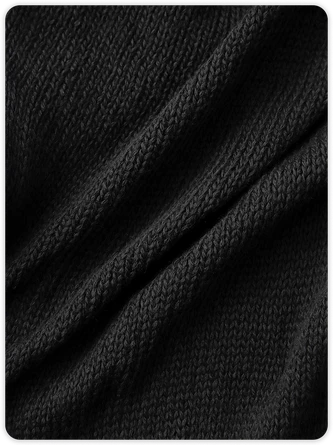 Kollyy Edgy Black Hooded Cut Out Top Sweater 3 Kollyy Edgy Black Hooded Cut Out Top Sweater - Image 3