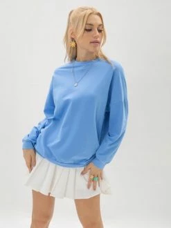 Kollyy Casual Blue Top Outwear