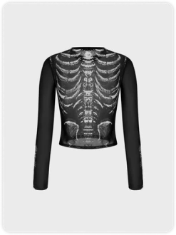 Kollyy Punk Black Mesh Skull Top Women Top 7 Kollyy Punk Black Mesh Skull Top Women Top -Tops Sales f0e09cb73ebb760d1af5abb9d3b34b26