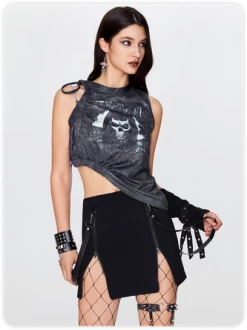 Kollyy Street Deep Gray Top Tank Top & Cami