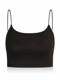 Kollyy Black Top Tank Top & Cami