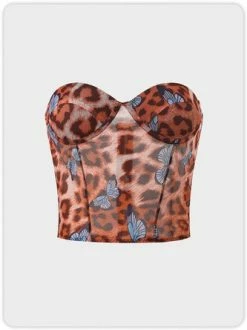 Kollyy Vintage Brown Top Tank Top & Cami