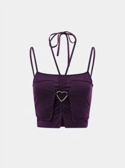 Kollyy Fashion Purple Top Tank Top & Cami