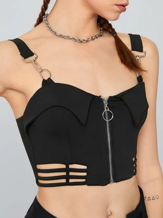 Kollyy Fashion Black Top Tank Top & Cami 8 Kollyy Fashion Black Top Tank Top & Cami - Image 8