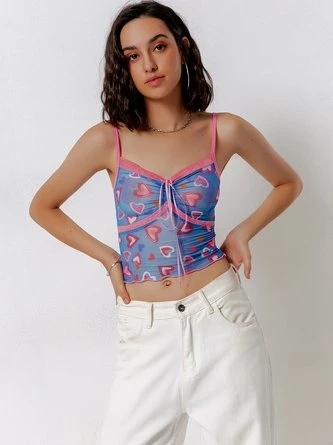 Kollyy Blue Top Tank Top & Cami 2 Kollyy Blue Top Tank Top & Cami - Image 2