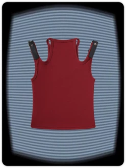 Kollyy Street Red Letter Belt Cut Out Top Tank Top & Cami -Tops Sales f9beb86d5a312f120d6b589de939b496