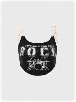 Kollyy Black Top Tank Top & Cami