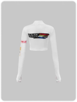 Kollyy Street White Letter Top T-Shirt 7 Kollyy Street White Letter Top T-Shirt -Tops Sales fa48dc922bdc639aaee040e7d161ed2b