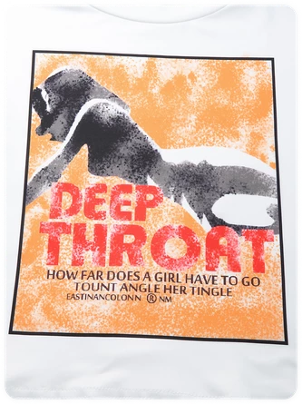 Kollyy Y2K White Body Print Crew Neck Top T-Shirt 2 Kollyy Y2K White Body Print Crew Neck Top T-Shirt - Image 2