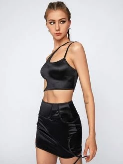 Kollyy Black Top Tank Top & Cami -Tops Sales fb9e2727f379072709e6c9c2e736e079