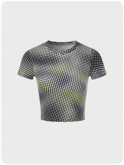 Kollyy Fashion Black Top T-Shirt