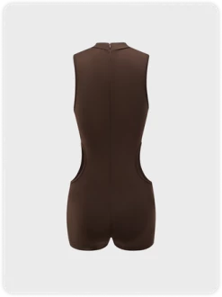 Kollyy Street Brown Top Jumpsuit -Tops Sales fc18eca80bc77d71246eeefee50c42c8