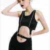 Kollyy Black Top Tank Top & Cami