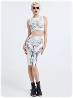 Kollyy Y2K White Body Print Top Tank Top & Cami -Tops Sales fce5c1f546c6c259dfdb2a51f4d4c696