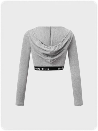 Kollyy Street Gray Band Hoodie Top T-Shirt 8 Kollyy Street Gray Band Hoodie Top T-Shirt - Image 8